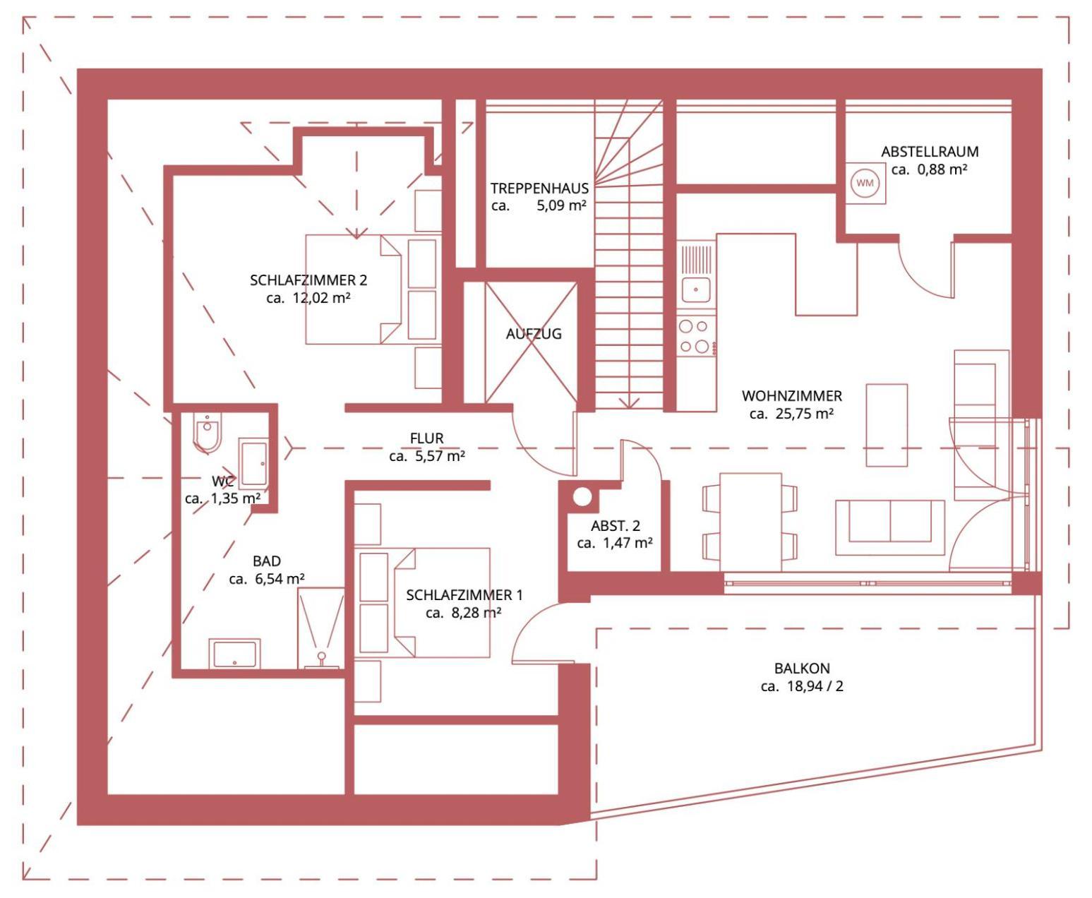 Apartment Residenz - Himmelstraeumer - Penthouse - Sauna - Parkplatz *